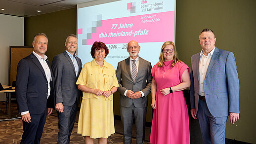 Gruppenbild Landesleitung mit Bundesvorsitzendem