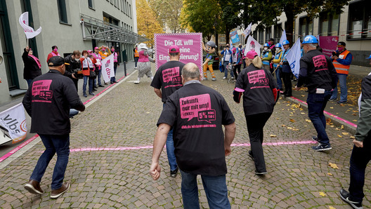 Läufer an der Startlinie.