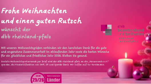 Deko-Bild mit Weihnachtsmotiv in Magenta